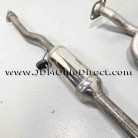 JDM EK9 Mugen Twin Loop Sports Cat Back Exhaust 